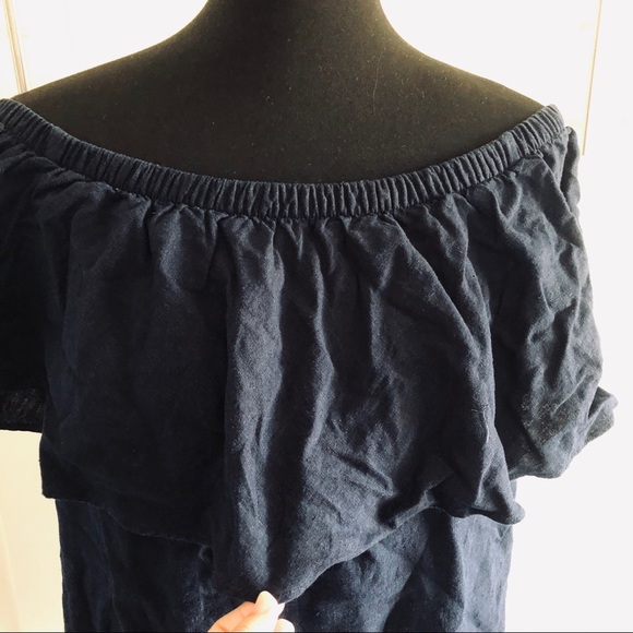 Off shoulder linen dress - Picture 3 of 6